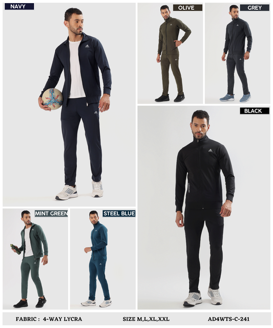 UrbanFlex Tracksuit - Imported 4way Taiwan Lycra | GSM290