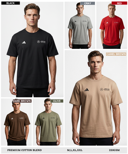 Men’s Premium Cotton Blend Over Sized T-shirts – 220 GSM