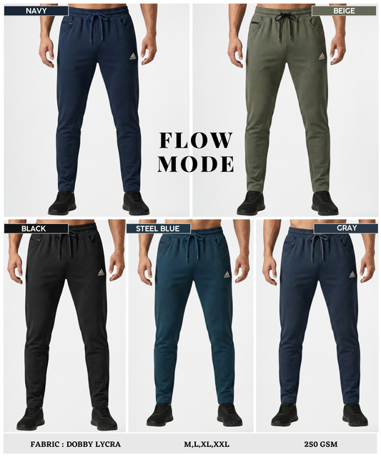 Imported Dobby Lycra Lower (GSM 250) | D-Pocket with Extra Coin Pocket