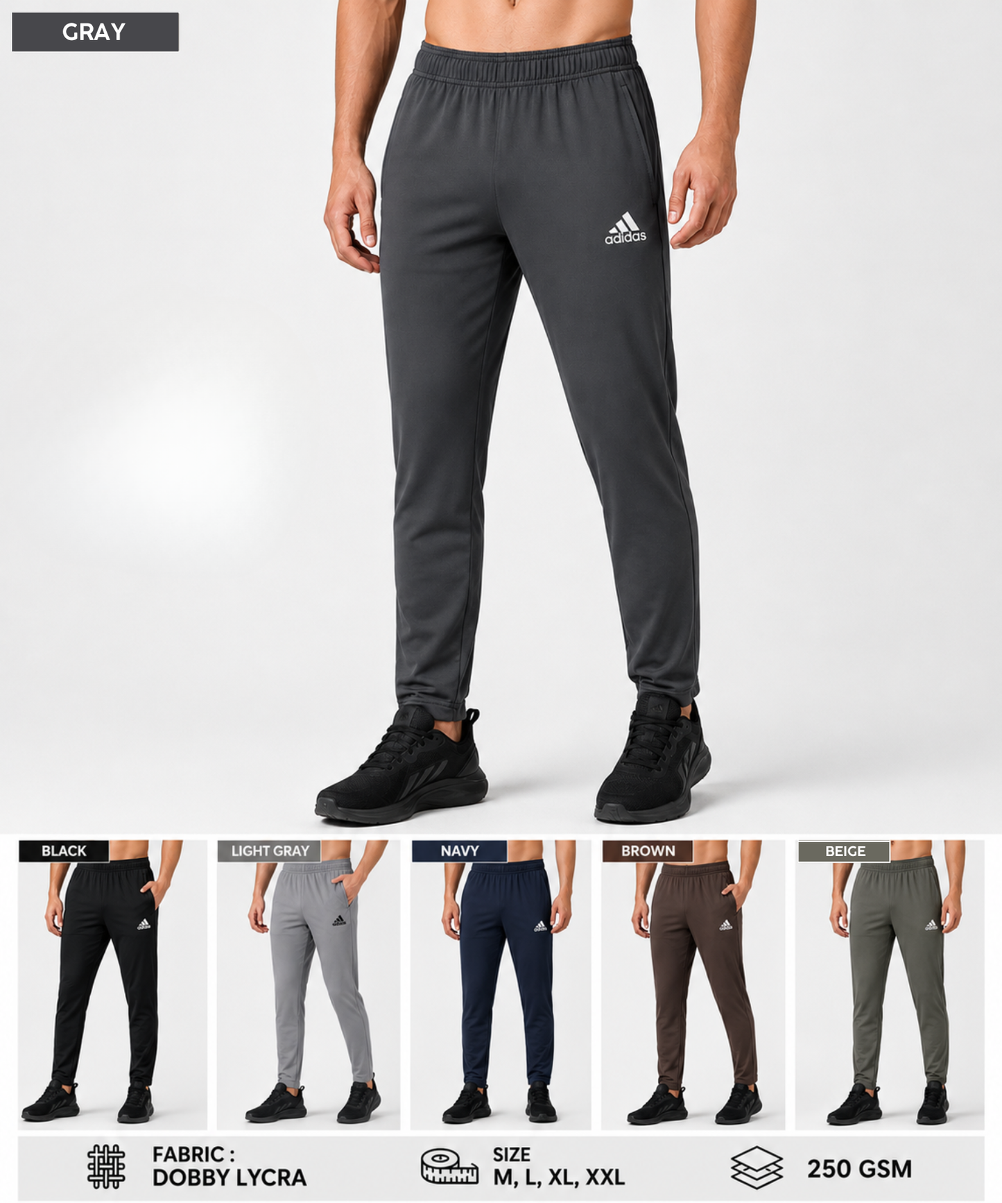 Imported Dobby Lycra TrackPant (GSM 250)