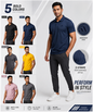 Imported Matty Lycra T-Shirts (GSM 180) | 3strip Design