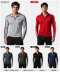 Imported Nylon Lycra Half Zipper T-Shirt (180 GSM)| 3 Strip Design