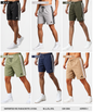 Imported Ns Parachute Lycra Shorts (15% Lycra 130 GSM) | Three Stripe