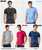 Imported Reebok Knit Lycra T-Shirt (GSM 180)- Printed Design|DOD