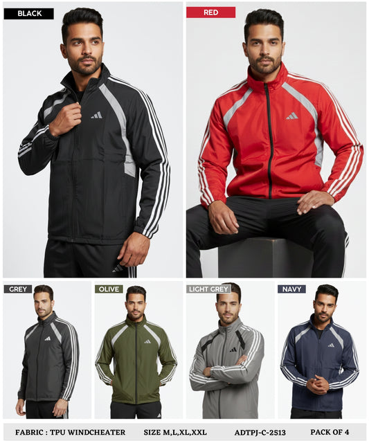 Imported Premium Quality TPU Windcheater (GSM 350, Rice-knit fabric inside )