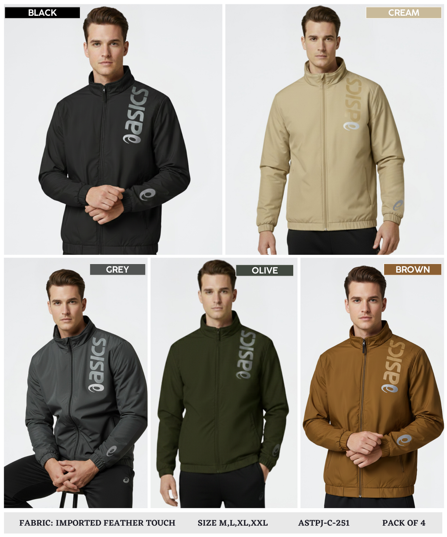 Premium Feather touch Embossed Printed Waterproof Windcheater ( Gsm 350 , Rice-knit fabric inside )