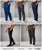 Imported 4-Way Lycra Track Lower – 240 GSM Premium Stretch | Athvix Active Wear By Denmonk