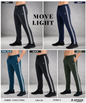 Men’s Premium 4-Way Lycra Track Pant (240 GSM) – Dual White Stripe Design | Athvix Active wear by Denmonk