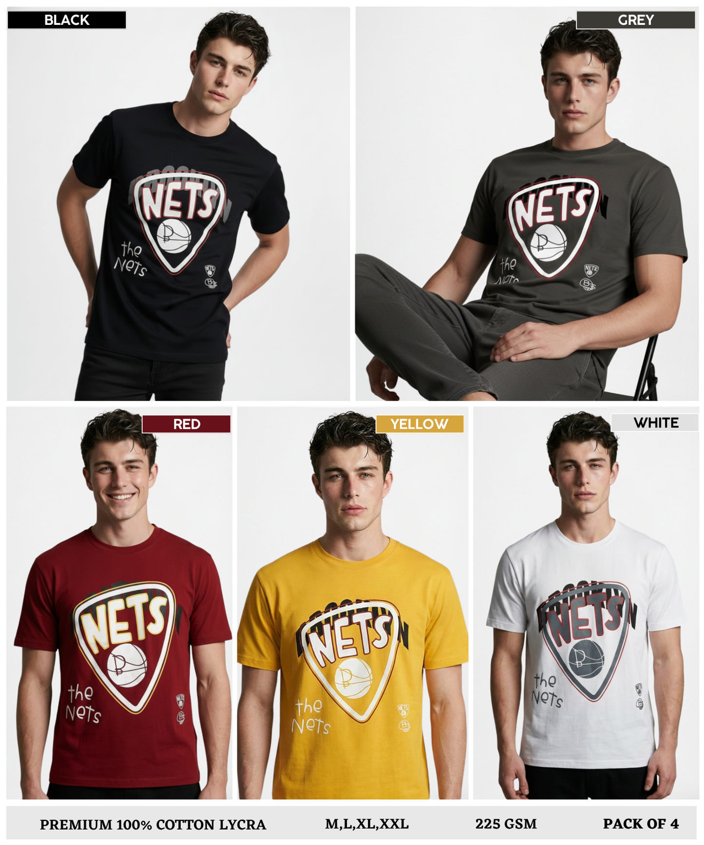 Premium Quality 100% Cotton Lycra T-Shirts | DOD