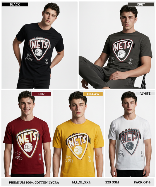 Premium Quality 100% Cotton Lycra T-Shirts