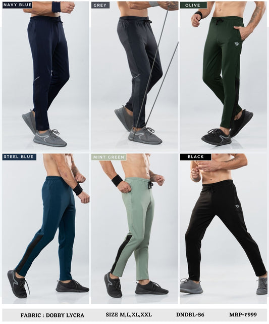 Bugdot Patch Detail Trackpant – Imported Dobby Lycra (280 GSM)