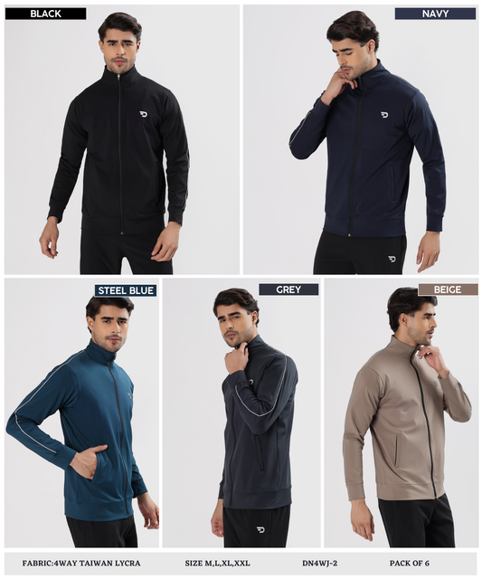 Men’s Imported 4-Way Taiwan Lycra Jacket – GSM 290