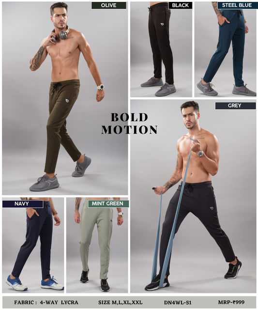 Power Trackpant - Imported 4way Taiwan Lycra Lower (GSM 280)