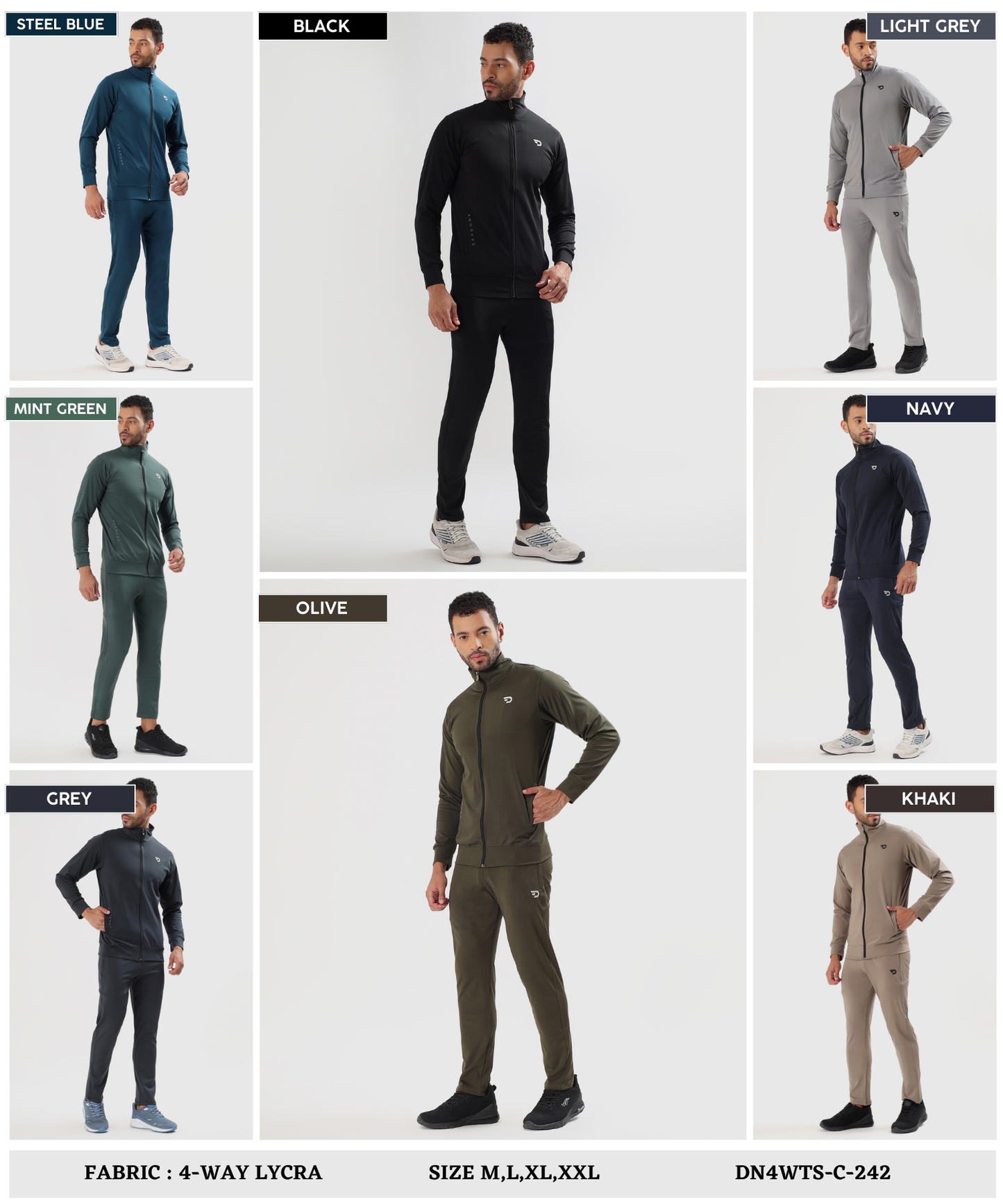 AeroFlex TrackSuit – Imported 4-Way Taiwan Lycra | GSM 290