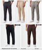 Men's Premium 100% Cotton Lycra Track Pants with Embroidery Logo | Slim Fit