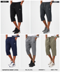 Men's Premium Imported Dobby Lycra Capri | 250 GSM | Both Side Zip Pockets | Regular Fit