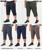 Men's Premium Imported Dobby Lycra Plus Size Capri | 250 GSM | Regular Fit