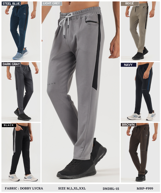 Dobby Color Flex Trackpant  - Imported Dobby Lycra Lower (GSM-280)