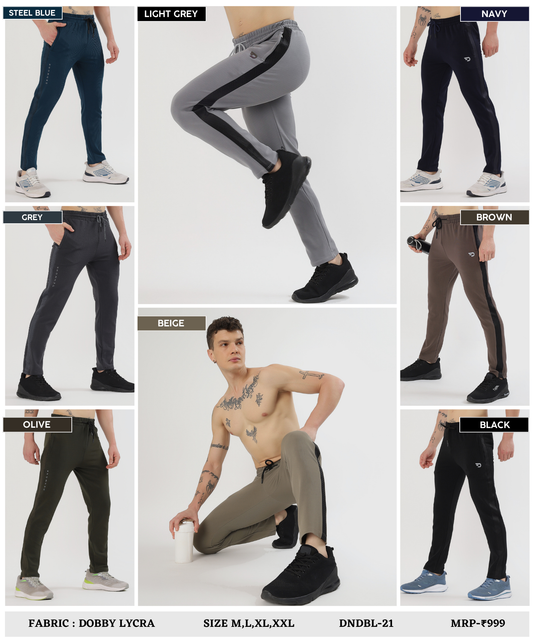 PowerStride Trackpant - Imported Dobby Lycra (GSM 280)