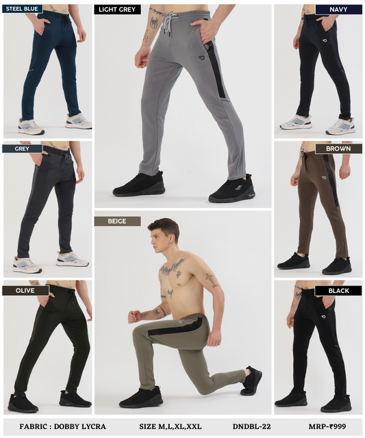 DuraFit Trackpant - Imported Dobby Lycra (GSM 280)