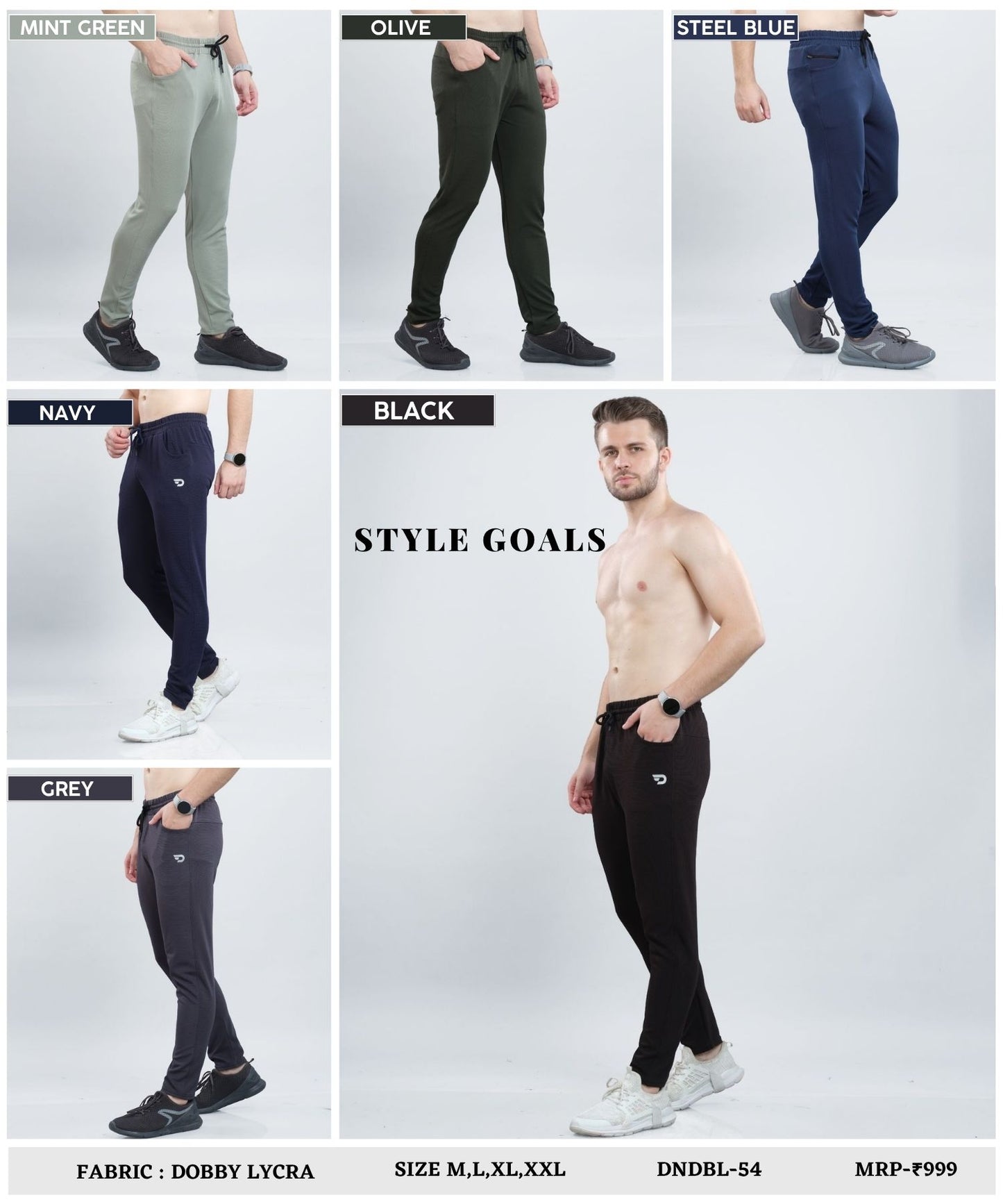 PowerFit – Imported Dobby Lycra (280 GSM)| D-Pocket