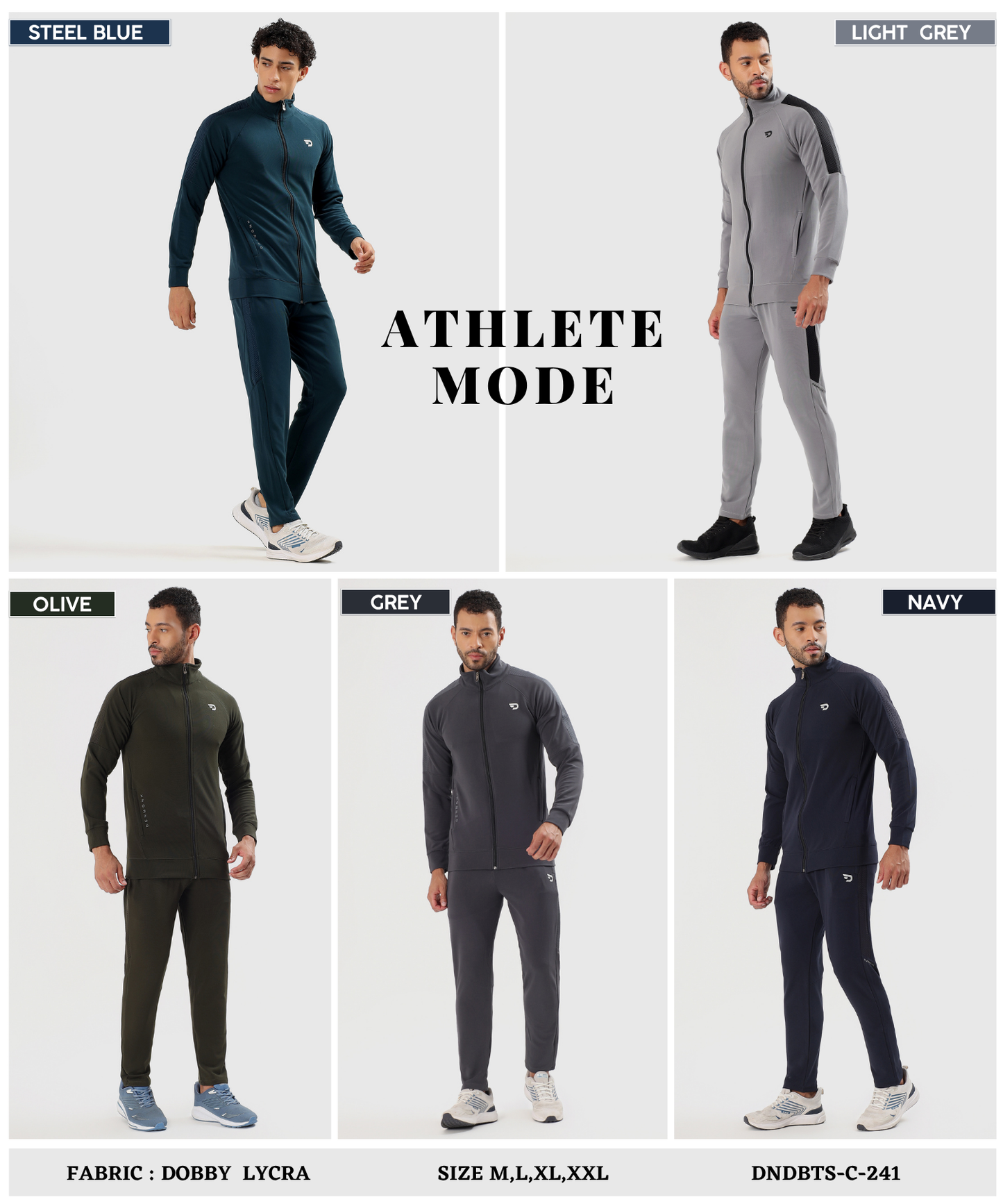 Dobby Lycra Tracksuit