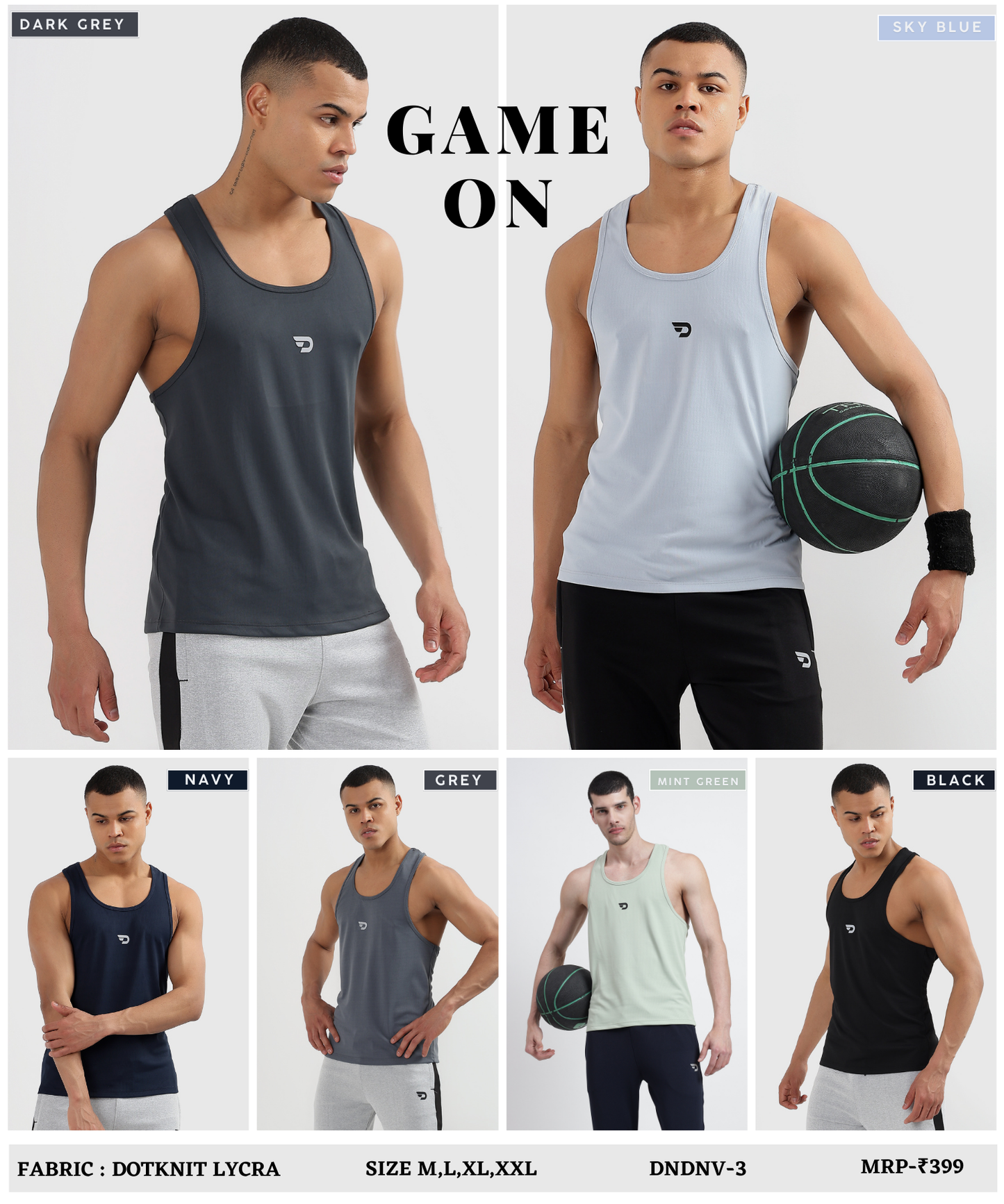 DotFit  Stringers – Imported Dotknit Lycra | 180 GSM