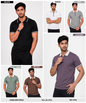 Men's Imported Jacquard Lycra Half Sleeve Polo T-Shirt | Regular Fit | Everyday Comfort