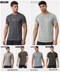 Imported Jacquard Lycra Men's Regular Fit T-Shirt | 180 GSM | Half Sleeve