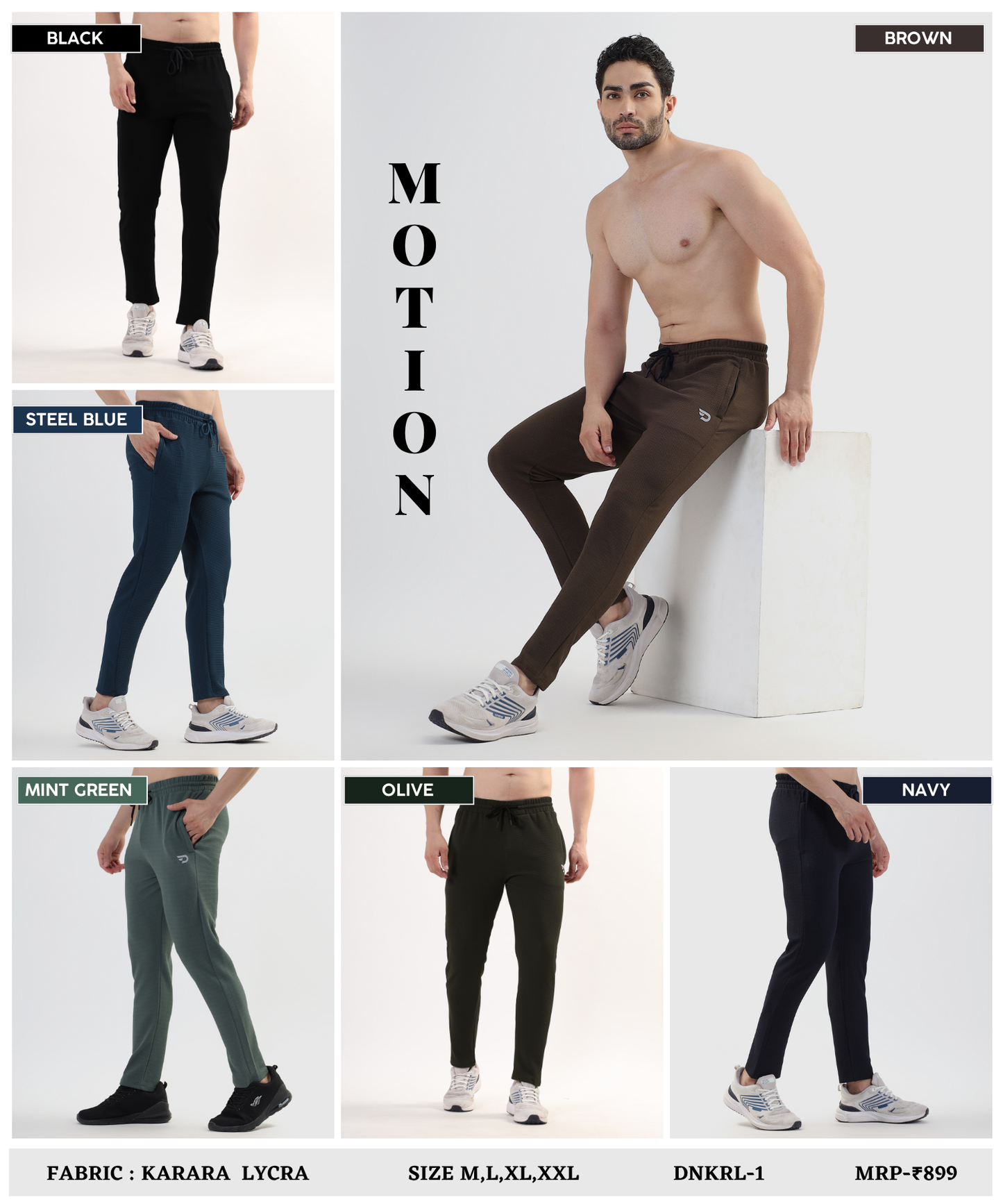 ActivePro Trackpant  – Imported Karara Lycra | 260 GSM