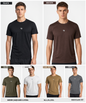 Men's Imported Mesh Jacquard Lycra Premium Activewear T-Shirt (170–180 GSM)