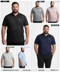 Imported Matty Lycra Polo Plus Size T-Shirts (GSM 200)