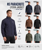 Men's Imported NS Parachute Lycra Jacket | 145 GSM | Regular Fit