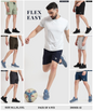 Flex Fit Shorts - Imported Ns Parachute Lycra  (15% Lycra 130 GSM)