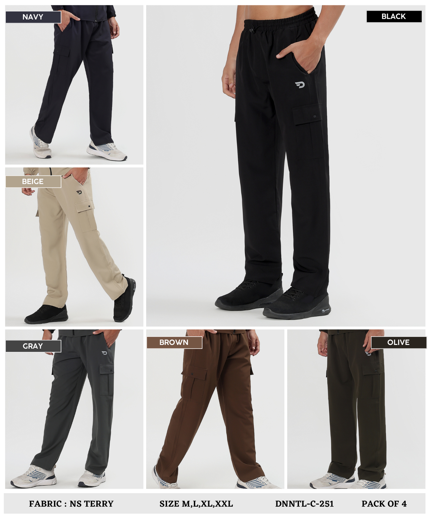 Imported NS Terry Lycra Lower (GSM 180-190)| Oversize Trackpants