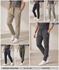 Denmonk Men's Imported Nylon Terry Track Pants | 180–190 GSM | Slim Fit