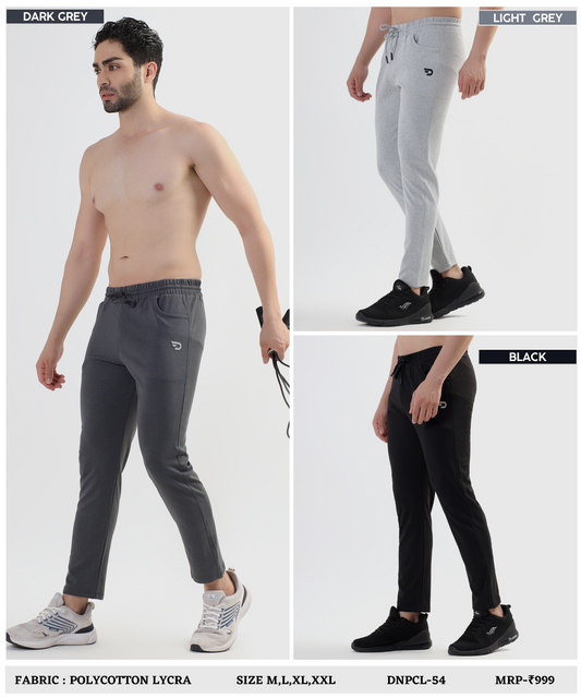 FlexTaper Trackpants - Imported Polycotton Lycra  (GSM 280)