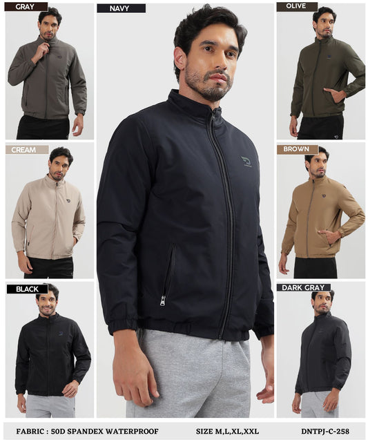 Imported 50D Spandex Waterproof Windcheater (GSM 350)