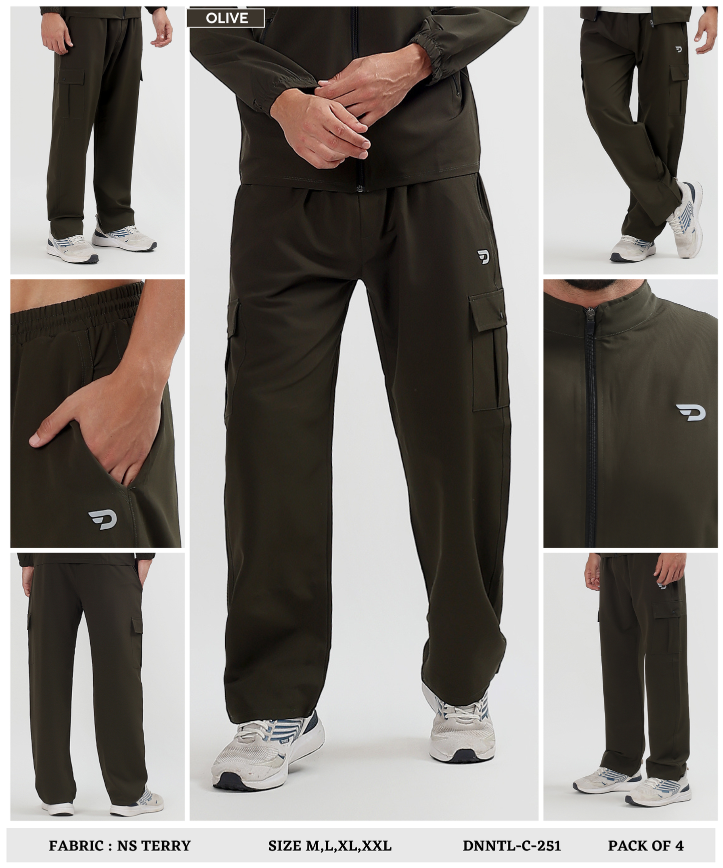 Imported NS Terry Lycra Lower (GSM 180-190)| Oversize Trackpants