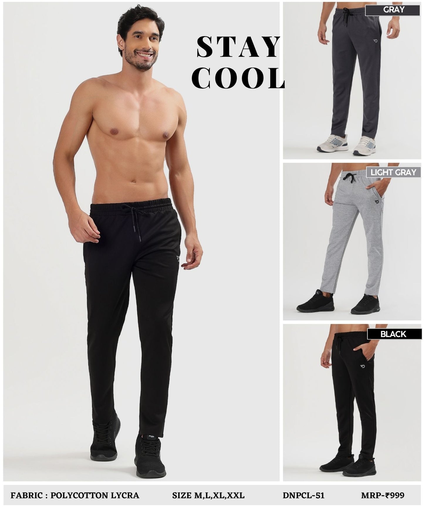 Imported Poly Cotton Lycra Lower (GSM 280)