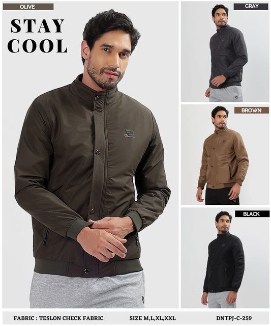 Teslon Check Windcheater - Imported TESLON CHECK WINDCHEATER (GSM 350)