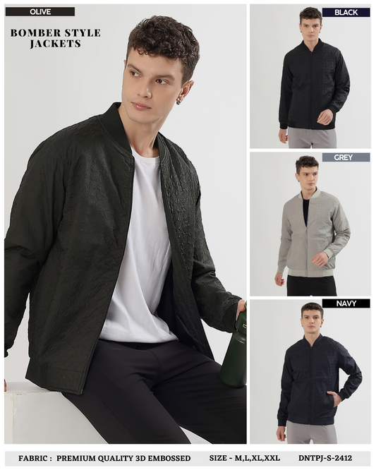 Imported Premium Quality 3D EMBOSSED Windcheater
