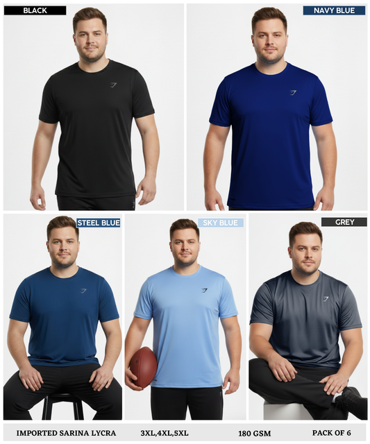 Imported Sarina Lycra T-Shirts (GSM 180)