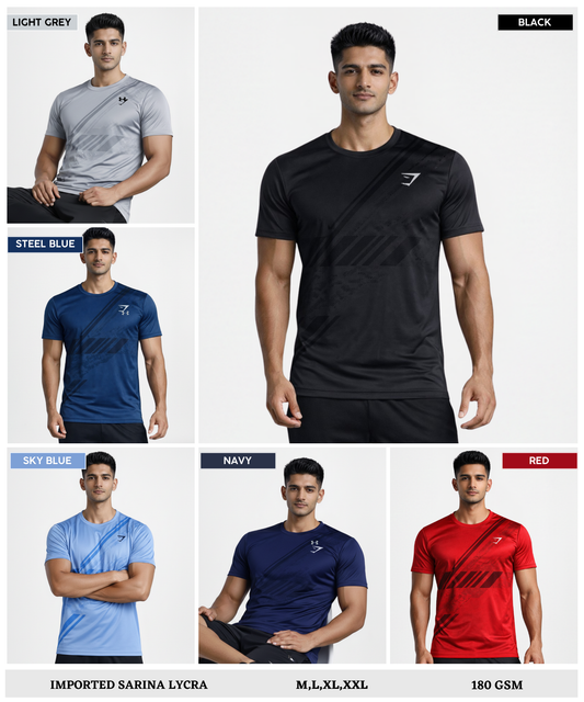 Imported Sarina Lycra T-Shirts (GSM 180)