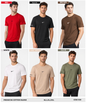 Men’s Premium Cotton Blend Regular Fit T-Shirt – 220 GSM| Embroidery Logo