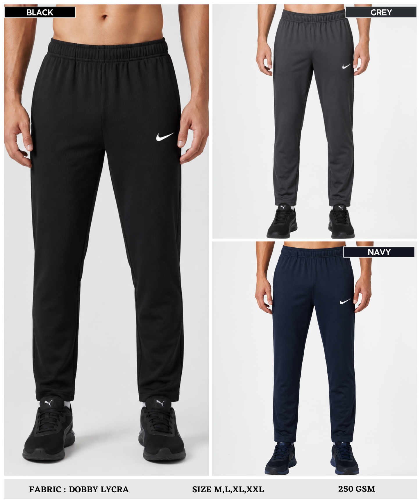 Imported Dobby Lycra Trackpant (GSM 250)