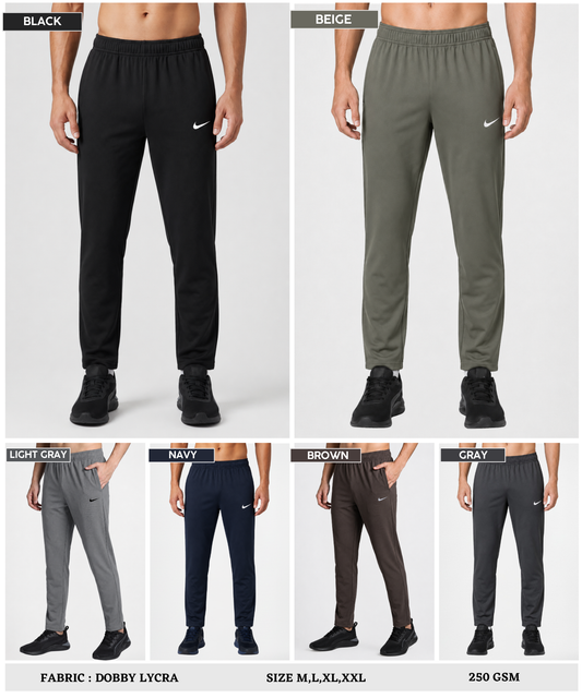 Imported Dobby Lycra Trackpant (GSM 250) | Slim Fit
