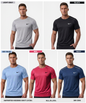Imported Reebok Knit Lycra T-shirt- GSM 180 | Piping On Shoulder