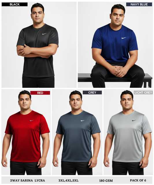 Imported Sarina Lycra T-Shirts (GSM 180)