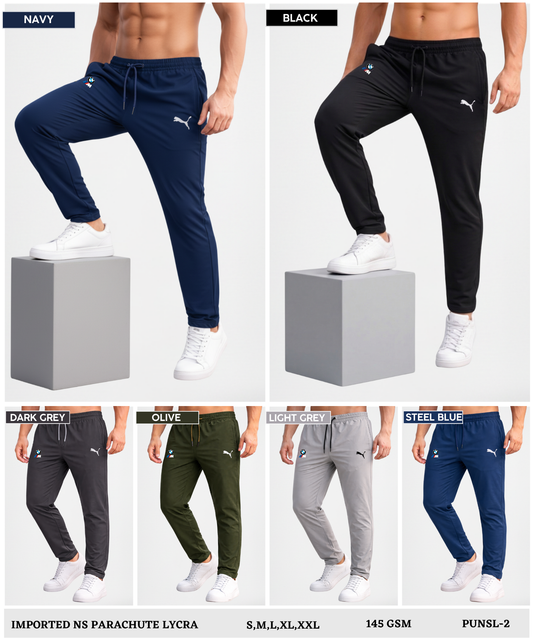 Imported Ns Parachute Lycra TrackPant (15% Lycra 145 GSM)